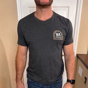 RVCA Charcoal Short Sleeve Tee